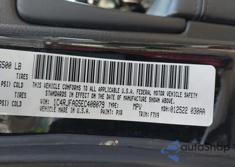 2014 Jeep Grand Cherokee Laredo from USA, damaged, VIN 1C4RJFAG5EC408079